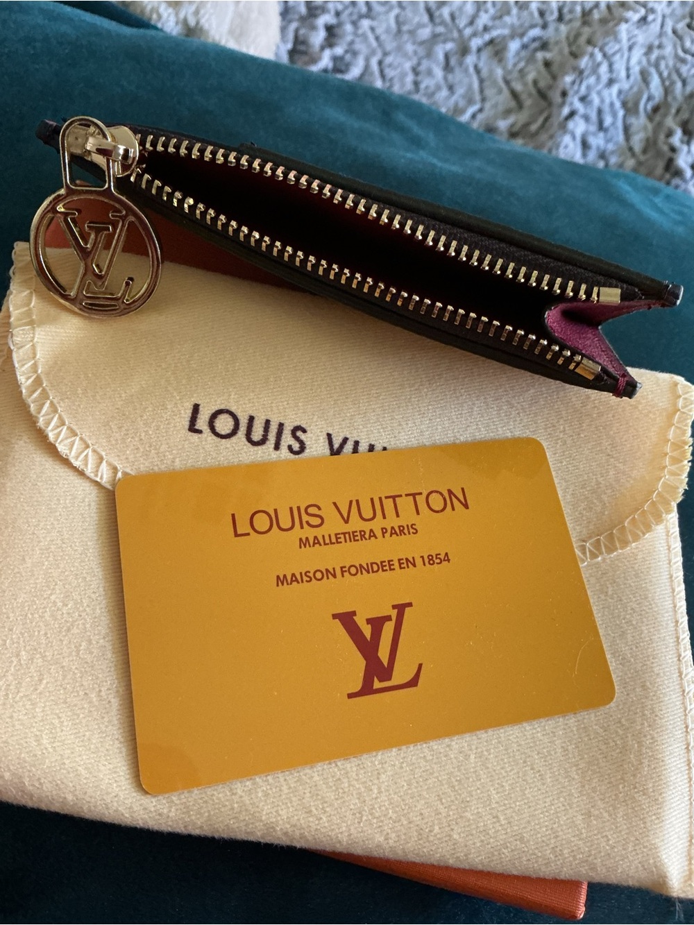 ๐ Designer Inspired Monogram Card Holder & Zip Wallet ๐ - Picture 5 of 6